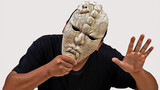 Homemade stone ghost mask! I don't do people anymore!!! JOJO…