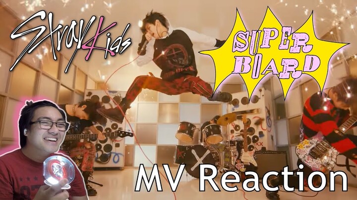 (🎸 ROCKSTAR SKATER KIDS 🛹) Stray Kids "SUPER BOARD" MV REACTION - KP Reacts