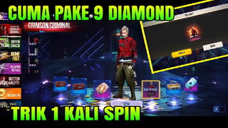 trik 1 kali spin bundle Crimson criminal free fire, Garena free fire