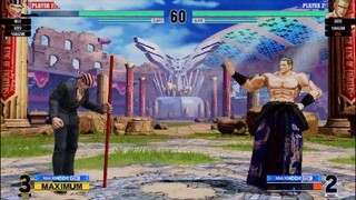 KOF15　袴ギースvsスーツビリー　帝王の帰還