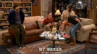 [TBBT] Sheldon Amy confirmed for Nobel Prize! Leonard slapped his ears hard for the first time!