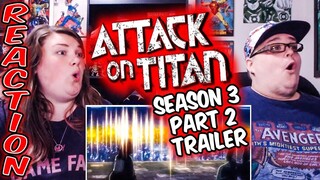 Attack On Titan Season 3 Part 2 Trailer REACTION!! 🔥