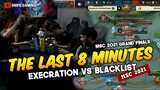 THE LAST INTENSE 8 MINUTES OF MSC 2021 GRAND FINALS - BLACKLIST vs EXECRATION | MLBB SEA Cup 2021
