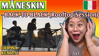 MÅNESKIN - BACK TO BLACK (ROOFTOP SESSION COVER) || FILIPINA REACTS