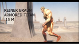 Attack On Titan Size Comparison 2021 part 3 #attackontitan