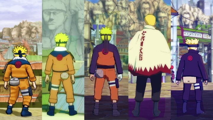 Evolution of The Hidden Leaf Village in Naruto Games