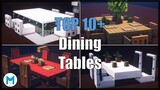 ⚒️ Minecraft : 10+ Dining Table Build Hacks & Ideas