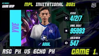 [TAGALOG] RSG PH VS ECHO GAME 1 | MPL INVITATIONAL | DAY 3 | MPLI