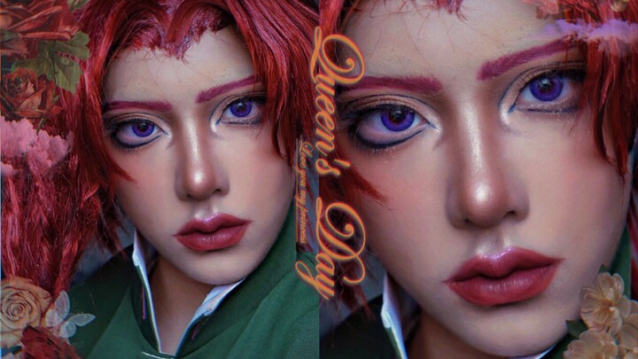 【Yan Xuan】Jojo's Bizarre Adventure cosplay proses makeup Kakyoin Dianming