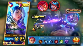 DO NOT BULLY LESLEY ON EARLY GAME!! LESLEY BEST BUILD 2022🔥| MLBB