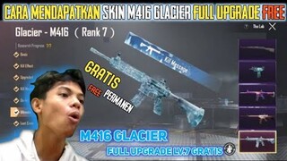 Serius Bisa! Cara Mendapatkan Skin M416 Glacier Full Upgrade level 7 Secara GRATIS PERMANEN | PUBGM