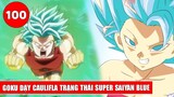 Goku hướng dẫn Caulifla học trạng thái Super Saiyan Blue