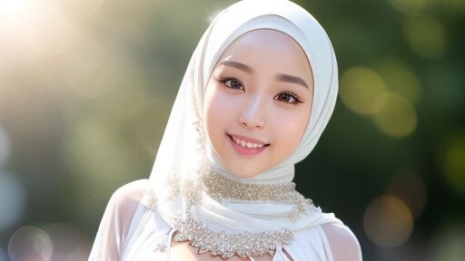 korea hijab style (Ai)