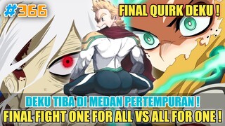 [REVIEW] GOAT DEKU AKHIRNYA TIBA❗FINAL FIGHT ONE FOR ALL VS ALL FOR ONE❗MY HERO ACADEMIA CHAPTER 366