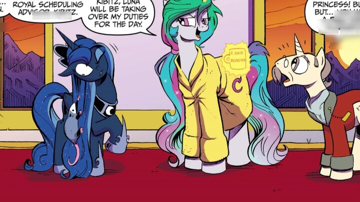 The day of the Space Princess is spent by the Moon Princess