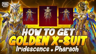 HOW TO GET IRIDESCENCE X-SUIT IN PUBG MOBILE | NEW LUCKY SPIN GOLDEN PHARAOH X-SUIT