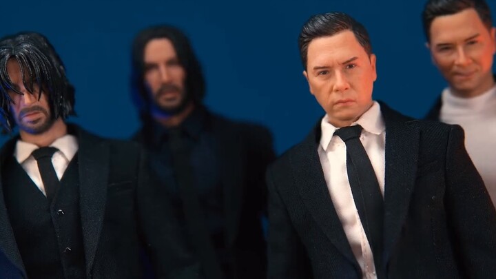 เทคโนโลยีคืออะไร? ATON Custom John Wick Donnie Yen 1/12 God of Death Ultimate Set โมเดลของเล่น โมเดล