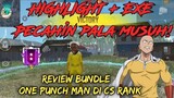 FREEFIRE | HIGHLIGHT + EXE moments🇲🇨🔥 Nyobain bundle One Punch Man SAITAMA! musuh auto pecah pala!🤯
