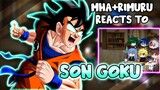 MHA/BNHA+Rimuru Reacts To "Son Goku Power Levels" || Gacha Club ||