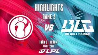 IG vs BLG | Highlights - Game 2 | Tuần 5 Ngày 4 | LPL Mùa Xuân 2022