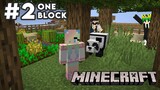 Minecraft - MOB GRINDER! (ONE BLOCK SKYBLOCK #2 ft Papa Chamber and Vince!) [Gaming Kitty Cath]