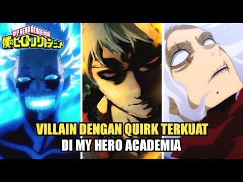 12 VILLAIN TERKUAT & AKHIR TRAGISNYA DI ANIMANGA MY HERO ACADEMIA (BOKU NO HERO ACADEMIA)