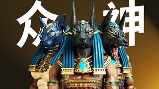 埃及众神！四骑士 阿努比斯 猫女巴斯特  神话军团限定 7寸 可动人偶玩具模型 非测评纯分享