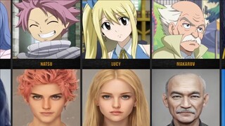 Fairy Tail Characters in Real Life