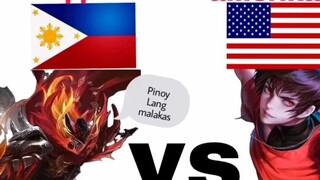 Philippines🇵🇭 vs amerika🇱🇷 EZ win!