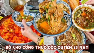 Đi tìm quán BÒ KHO ẩn mình trong hẻm 20 năm nhưng khách tìm đến ăn rất nhiều| Địa điểm ăn uống