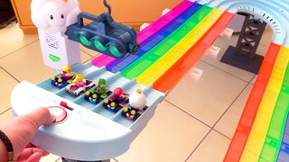 panjang 2 meter! Saya memindahkan Mario Rainbow Track ke rumah!