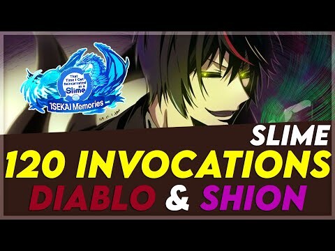 120 INVOCATIONS POUR DIABLO & SHION ! - SLIME ISEKAI MEMORIES FR