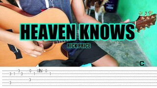 Heaven Knows - Rick Price - Fingerstyle Guitar (Tabs) Chords Lyrics