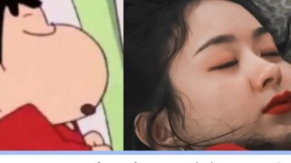 Zhao Liying đáp lại tư thế ngủ của Xu Banxia và khuôn mặt của Crayon Shin-chan