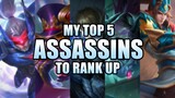 MY TOP 5 ASSASSINS FOR RANKING UP IN SEASON 26