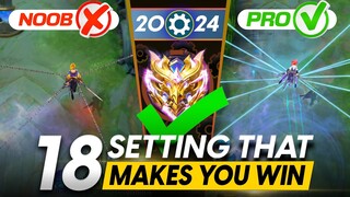 18 PRO PLAYER SETTINGS THAT WILL INSTANTLY MAKE YOU WIN EVERY GAME