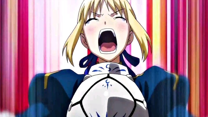 Saber: I will eat rice soaked in tea for the rest of my life😭