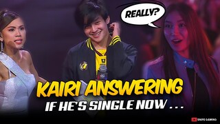 KAIRI ANSWERING if HE's SINGLE RIGHT NOW . . .😮