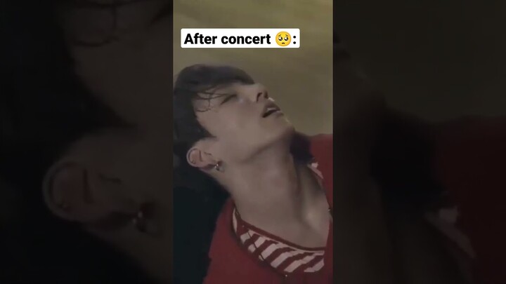 bts during vs after concert🥺🥺 #bts#army#btsarmyforever