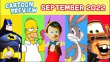 Every CARTOON MOVIE & SERIES in SEPTEMBER 2022 (Looney Tunes, Simpsons, Pinocchio, Batwheels & More)