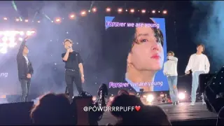 190602 - YOUNG FOREVER + BTS REACTION MENT - BTS 방탄소년단 - Speak Yourself Tour - Wembley Day 2