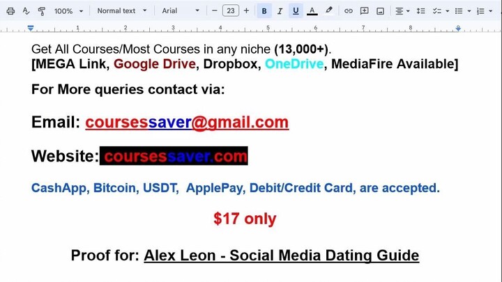 Alex Leon - Social Media Dating Guide