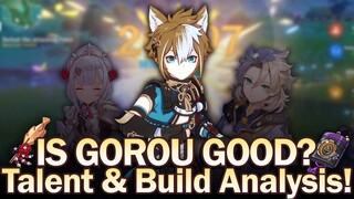 ULTIMATE Geo Buff? GOROU First Impressions, Support Analysis & Build Predictions | Genshin 2.3