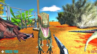 Survive in Jurassic Park Safari. Fps Perspective! Animal Revolt Battle Simulator