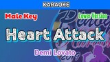 Heart Attack by Demi Lovato (Karaoke : Male Key : Lower Version)