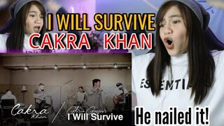 CAKRA KHAN - I will survive ( cover ) I REACTION VIDEO