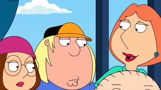Family Guy: พีทถูกไล่ล่าและกระโดดลงจากหน้าผาเพื่อเอาชีวิตรอด