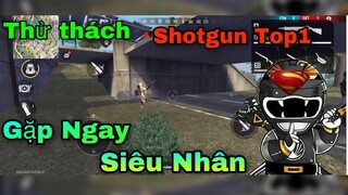 [ Free fire ] Thử Thách Chỉ Bắn ShotGun Và Gặp Ngay Siêu Nhân Gao | Pan Gaming Tv