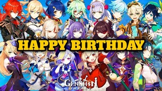 Ucapan Selamat Ulang Tahun Dari semua Carakter Genshin Impact 🥳