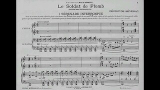 Deodat de Severac - Le soldat de plomb (audio + sheet music)